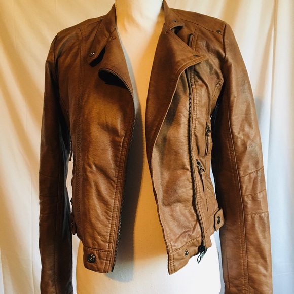 Jessica Simpson Jackets & Blazers - Jessica Simpson Faux Leather Jacket coat